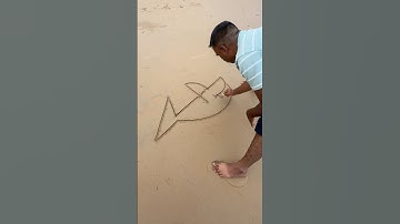 Draw a shark using 4 #art #shorts