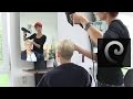 bowl haircut extreme makeover | short blonde undercut pixie by hairdresser / stylist anja herrig