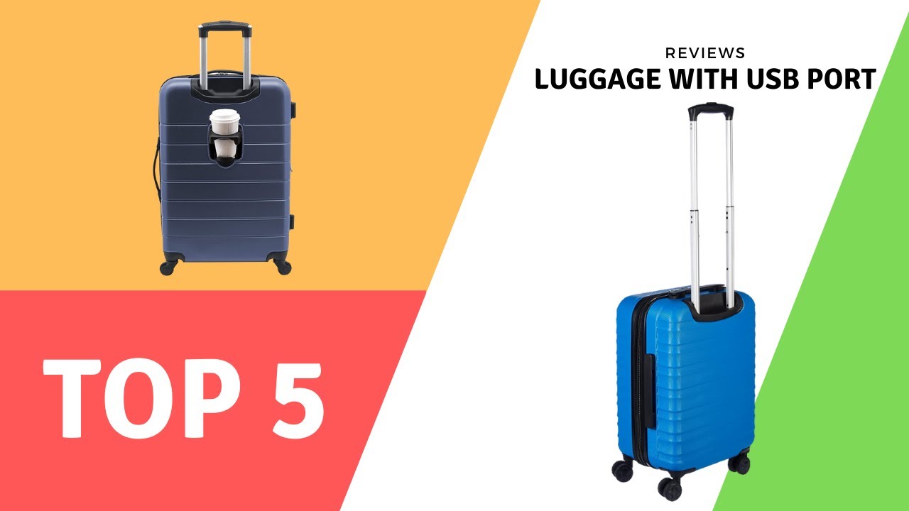 The Best Luggage with USB Port Reviews 2021 - YouTube