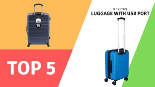 The Best Luggage with USB Port Reviews 2021 by Motorbell 65 views 3 years ago 3 minutes, 7 seconds