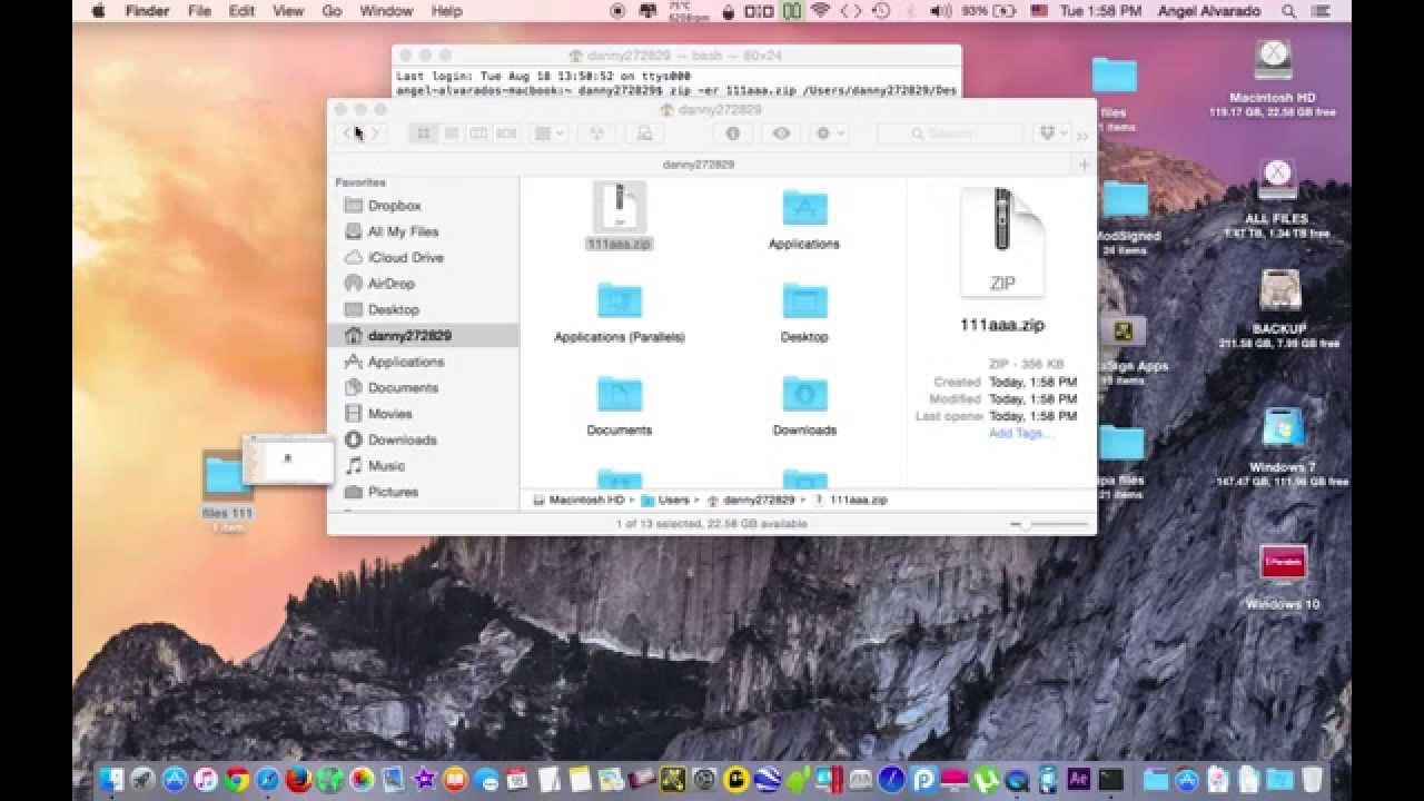 Unzip mac. Unzip mac
