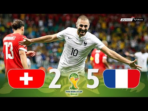 Video: Copa Mundial De La FIFA 2014: Como Francia Derrotó A Suiza