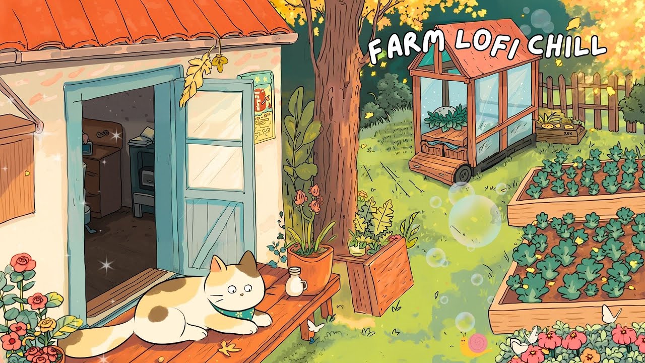 Cozy Lofi Vibes in Farm 🍃Relaxing Lofi Music 