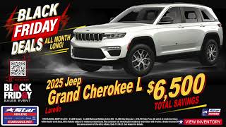 Black Friday Deals All Month Long at Star Dodge Chrysler Jeep RAM of Abilene! 🚗💥