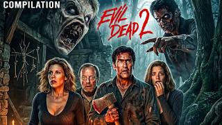 Evil Dead 2 Best Horror Scenes | Horror Demons Turned Humans into Monsters | Evil Spirits Attack