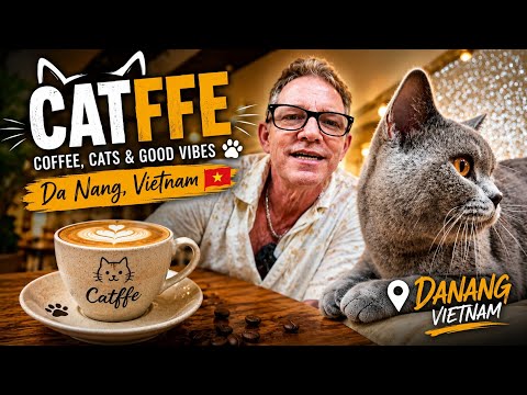 We toured a unique coffee shop called Catffe Coffee and have a look inside Vietnam's Coffee Culture