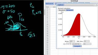 #16. Finding a Percentile with the Normal Distribution and StatCrunch