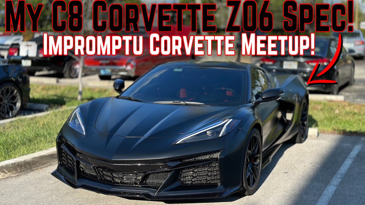 MY C8 CORVETTE Z06 SPEC! Corvette Car Show and MORE! - YouTube