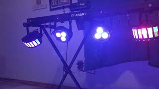 Programming scenes on a Gig bar 2 w/ a foot c 2 Chauvet