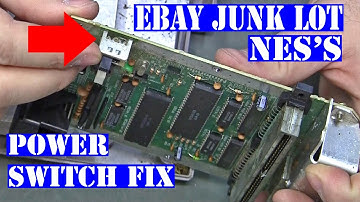 Ebay Junk Lot - NES-101 Top Loader power switch fix