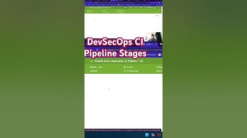🚀 DevSecOps CI Pipeline Stages | DevOps CI/CD Solution ✨ #cicd #devsecops #pipeline