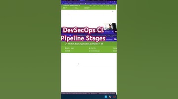 🚀 DevSecOps CI Pipeline Stages | DevOps CI/CD Solution ✨ #cicd #devsecops #pipeline