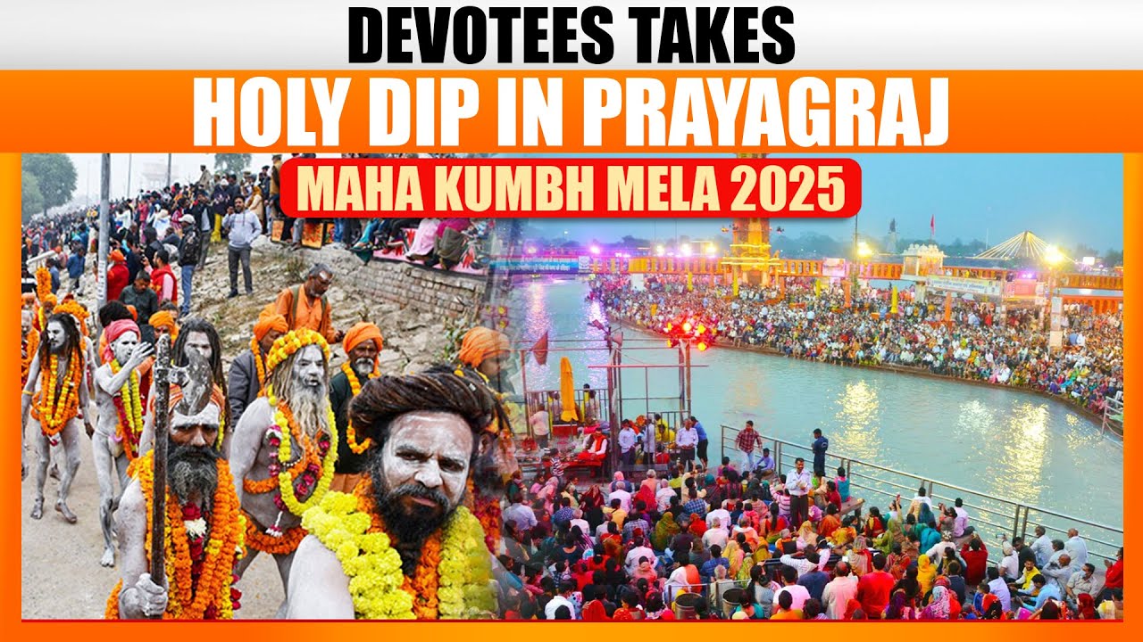 LIVE: Maha Kumbh 2025 | Devotees Takes Holy Dip in Prayagraj | Kumbh ...