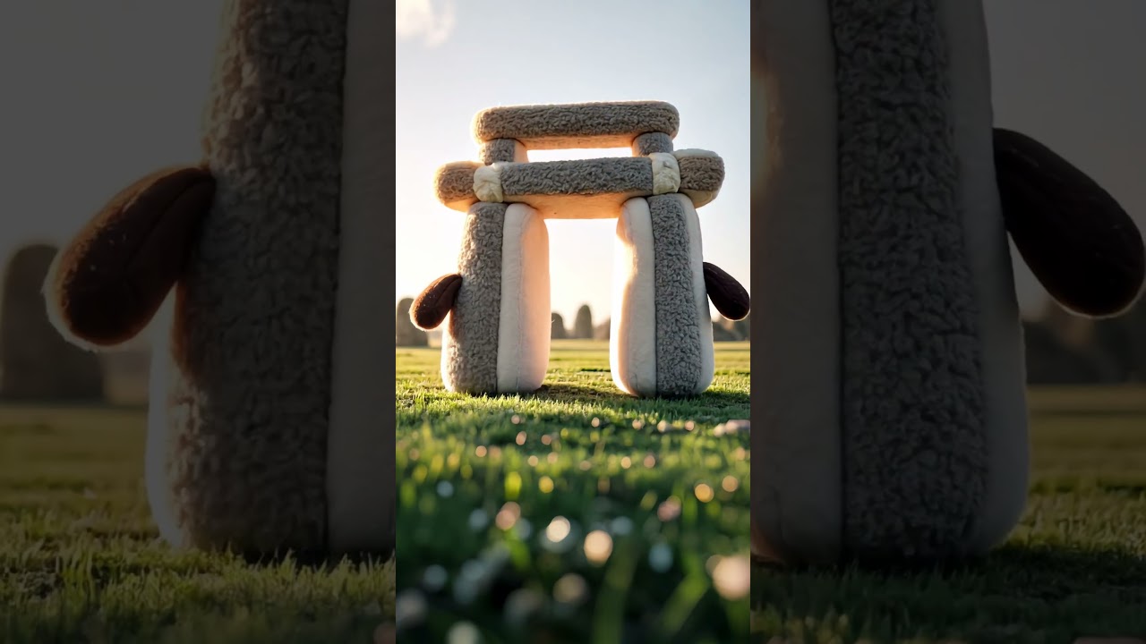 Turning Stonehenge’s Trilithon Stones into a Cuddly Plush Toy! 🧸✨
