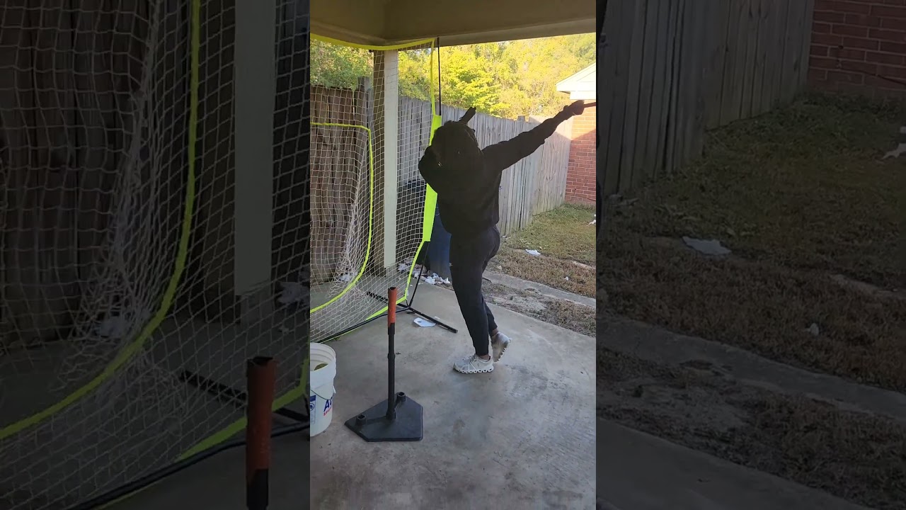 Ayanna Harris 11th grade softball BP 