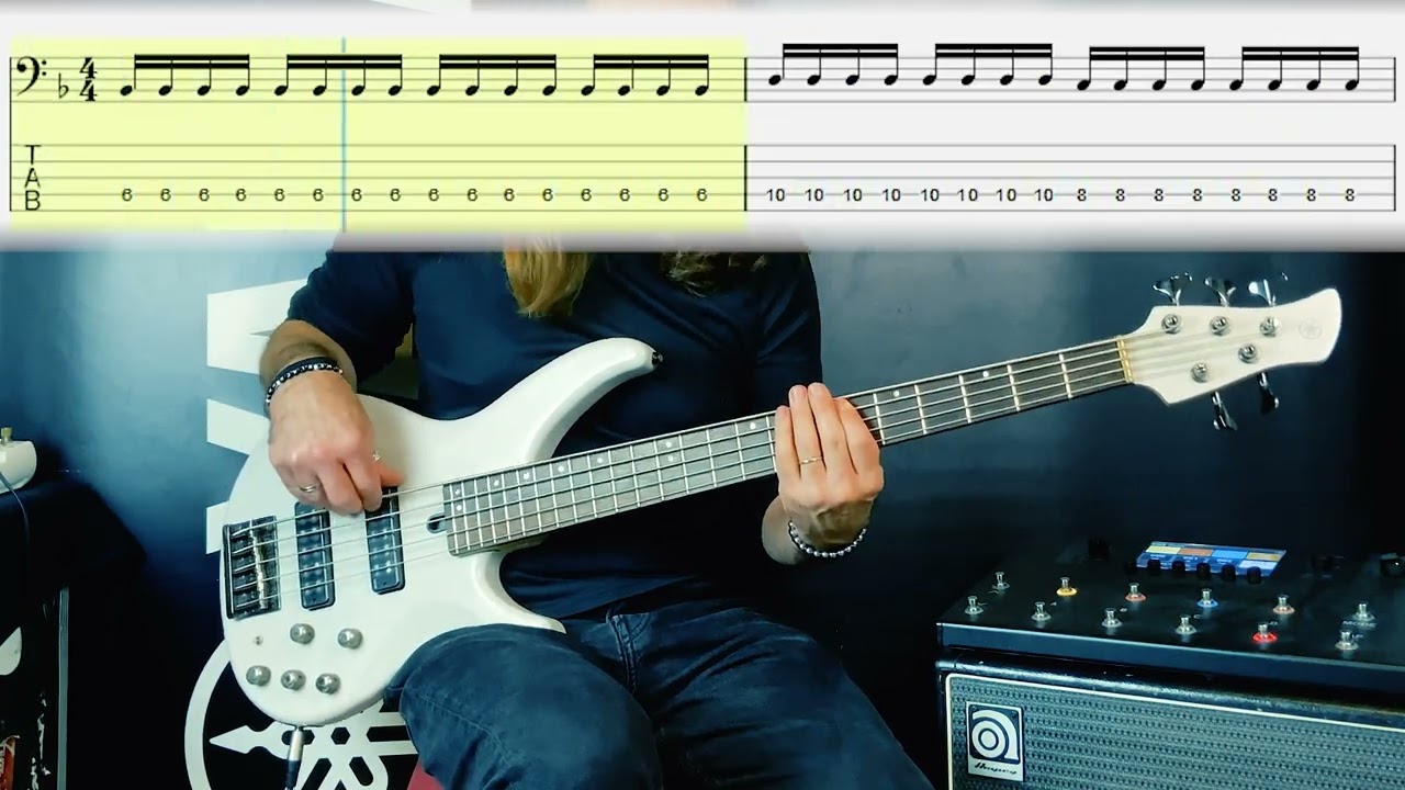 Papa Roach - Even If It Kills Me (bass cover tabs) 