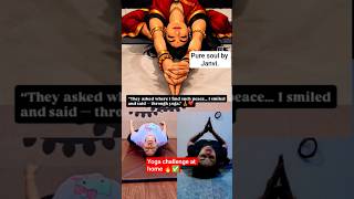 Yoga For Mental Peace & Body Flexibility At Home ✨ #motivation #yoga #workout #shorts