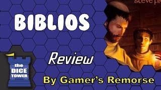 Biblios Review - with Gamer's Remorse