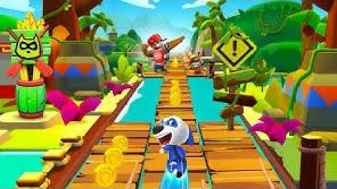 talking tom hero dash gameplay episode 5 top score# funny racing video Talking Tom Best video