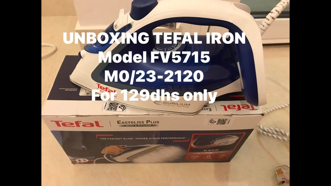 Tefal Steam Iron Easy Gliss 2 FV5715 : : Home