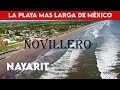 Playa &quot;Novillero&quot; es la playa mas larga de México y una de las 5 mas largas del mundo.