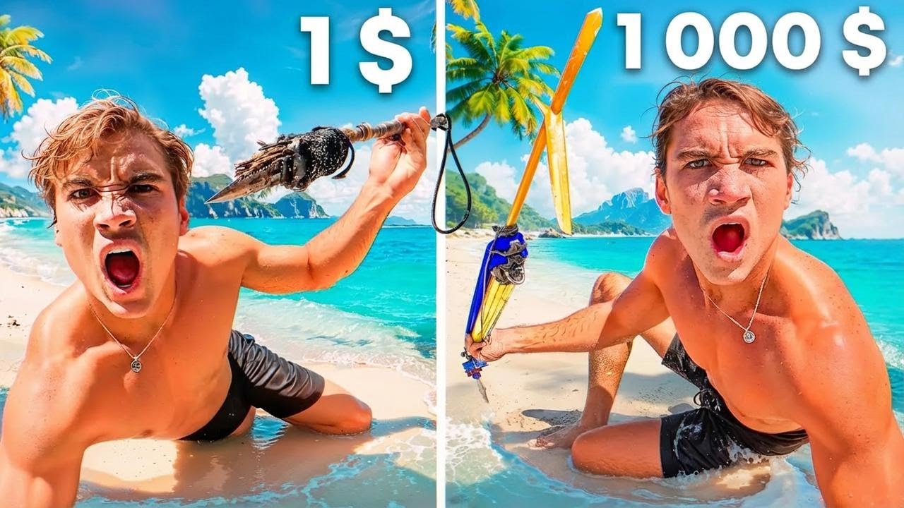 Přežiju spíš s levnou nebo drahou zbraní? Chytím a uvařím si jídlo!