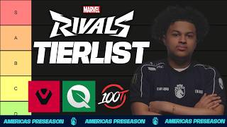 Liquid Citadel Marvel Rivals Ranks Every Partner Team In Americas
