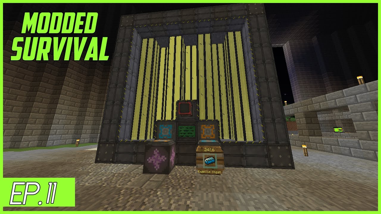 Lets Play Modded  Survival HXLPMS EP11 Reactors