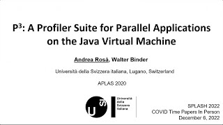 [COVID] P3: A Profiler Suite for Parallel Applications on the Java Virtual Machine