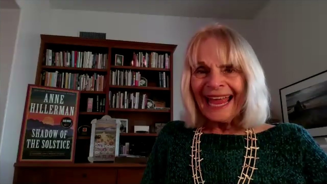 ANNE HILLERMAN ON JOE LEAPHORN, BERNADETTE MANUELITO, LOST BIRDS & SHADOW ON ABOUT THE AUTHORS TV