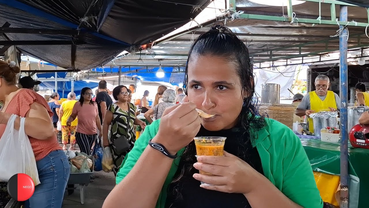 FOMOS COMER NA FEIRA MAIS LOUCA DE JOÃO PESSOA