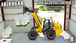 INTO THE LAKESIDE FIELD PLUS SOME ORGANISATION | Lets Play Fairhead Realistic FS22 - Episode 8