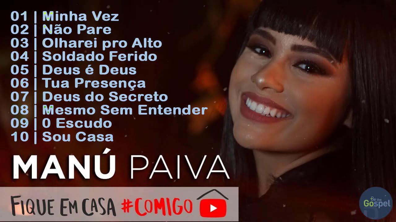 Manú Paiva - LIVE #EmCasa e Cante #Comigo - Melhores Musicas Gospel 2020 