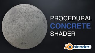 Blender EEVEE Tutorial : Realistic Concrete Shader In Blender 2.8