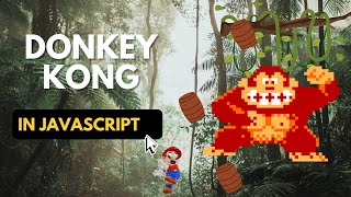 How to make a Donkey Kong Game in JavaScript and P5 Play tutorial