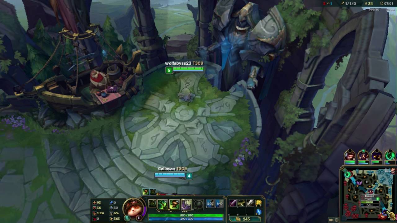 Almost solo baron ((teemo main) adc)