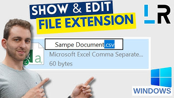 Windows: Make file extension visible and change it ✅ 1 MINUTE