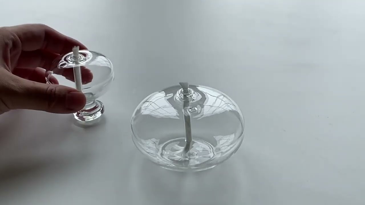フロートグラスオイルランプ Float Glass Oil Lamp | Atelier Ju