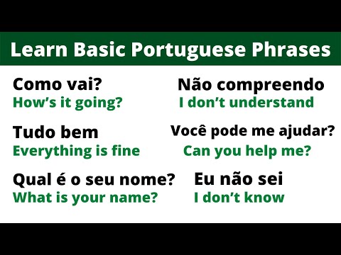 Learn Portuguese -
