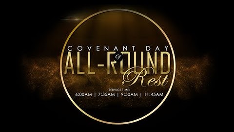 DOMI STREAM: COVENANT DAY OF ALL ROUND REST SERVICE | 24, JANUARY 2021 | FAITH TABERNACLE OTA