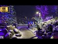 [4K] Blue Mountain village walkthrough - Canada || Ontario || Night view