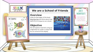 Elementary Art Substitute Lesson 1: We are a School of Friends