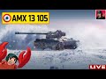 🔥 AMX 13 105 - ЛТ "нагиба" | Учусь играть ● World of Tanks