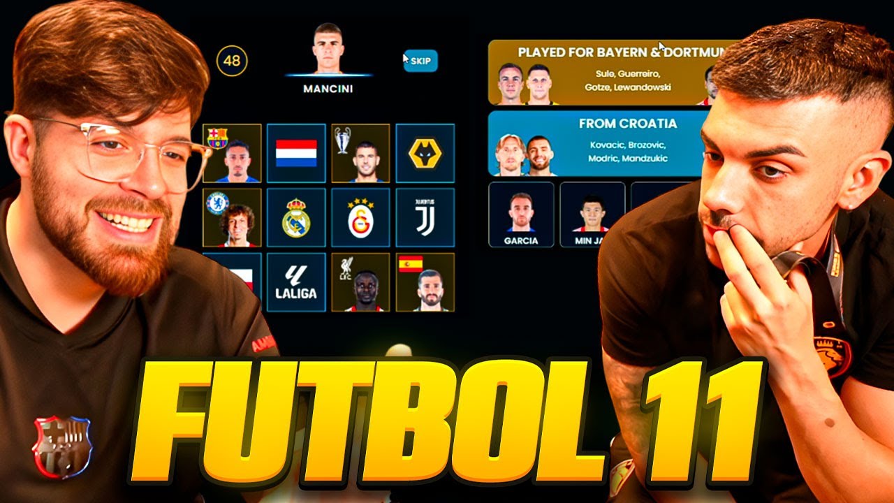 LA COBRA Y DJ MARIO JUEGAN RETOS DE FÚTBOL: COMPLETAN EL FÚTBOL 11 ¿DOMADA O PECHEADA?