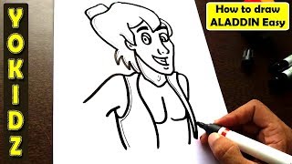 How To Draw Aladdin Easy