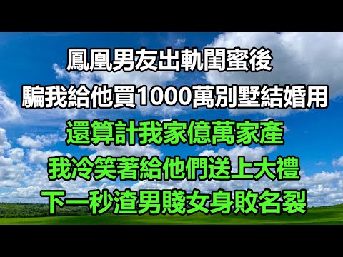 鳳凰男友出軌閨蜜後，騙我給他買1000萬別墅結婚用，還算計我家億萬家產，我冷笑著給他們送上大禮，下一秒渣男賤女身敗名裂#深夜讀書#爽文#幸福人生#婚姻#為人處世#溫情人生#情感故事#為人處世