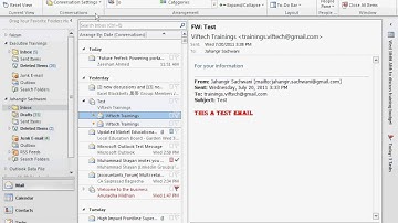 Outlook 2010 - Using the Conversation view