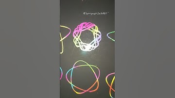 Spirograph Beautifull Colour in Rainbow Scratch #spirograph #art #drawing