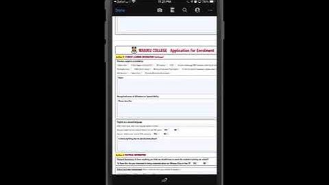 Edit, Sign and Email a PDF Form in Acrobat on iPhone