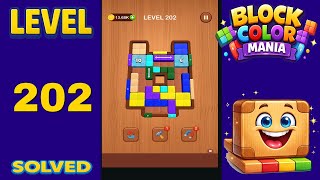 Block Color Mania – Level 202 | Fast & Clean Solution